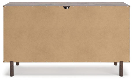 Calverson Mocha Dresser alternate side profile