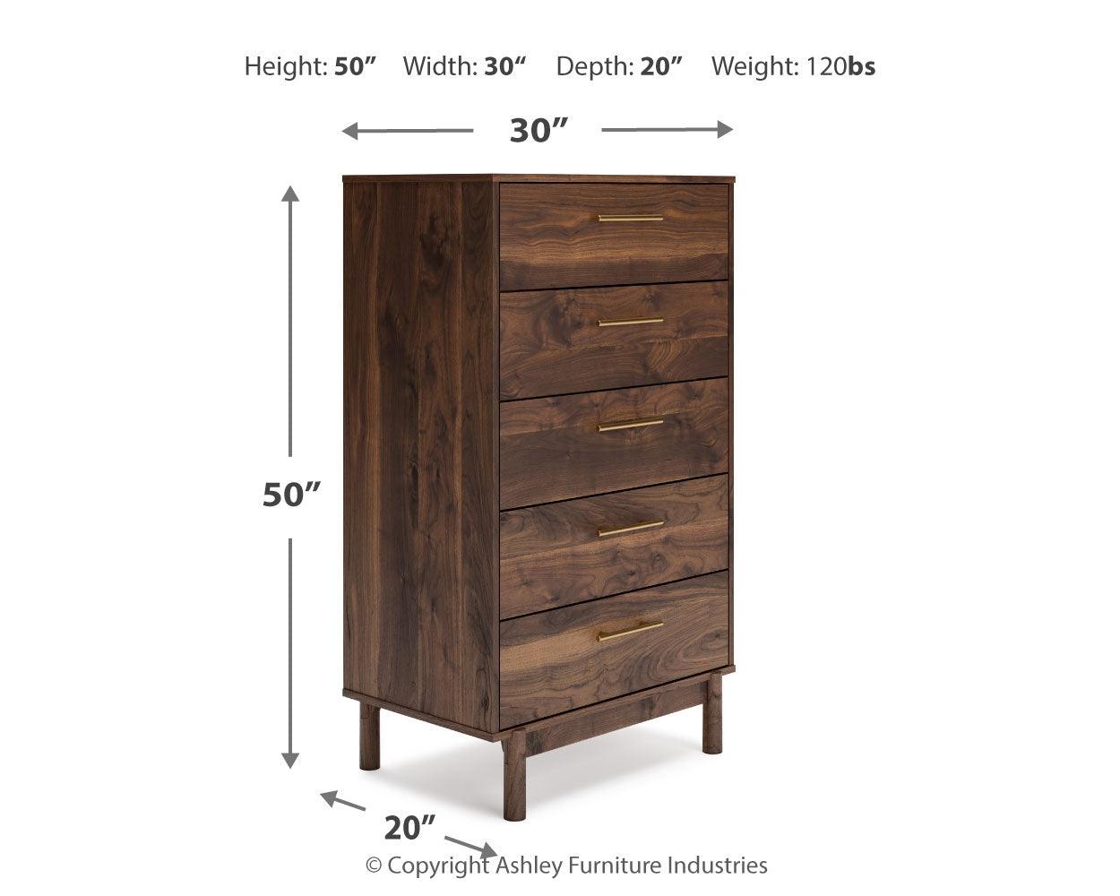 Calverson Chest dimension diagram