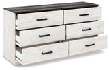 Full dresser with six drawers visible