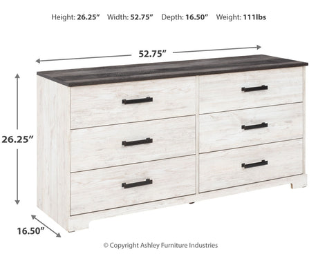 Side angle showing drawer thickness