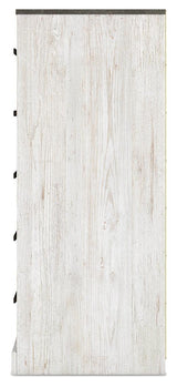 Shawburn chest of drawers side alternative angle