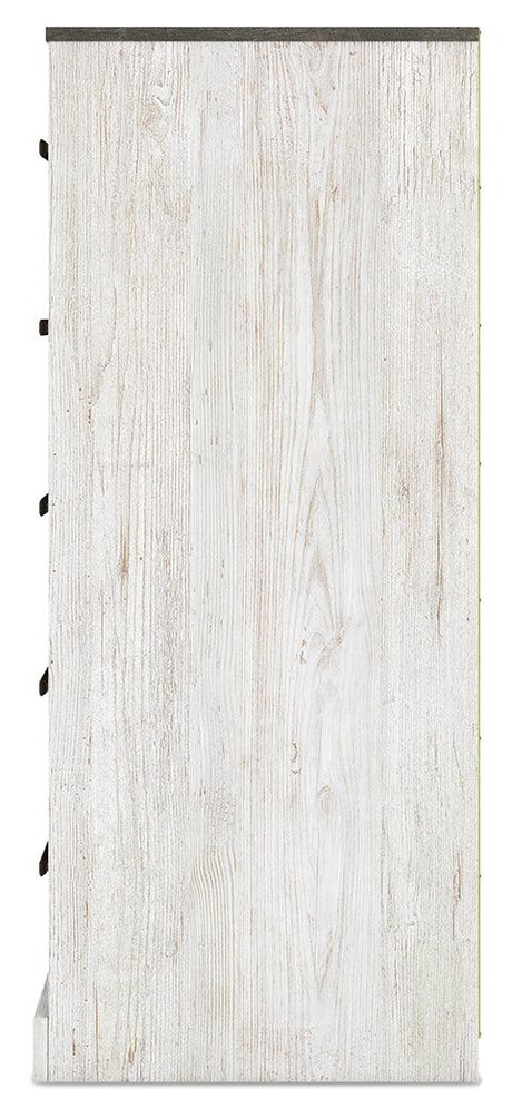 Shawburn chest of drawers side alternative angle