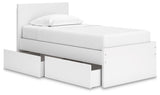 Onita bed showing adjustable headboard height