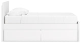 Onita bed with storage drawer pulled out