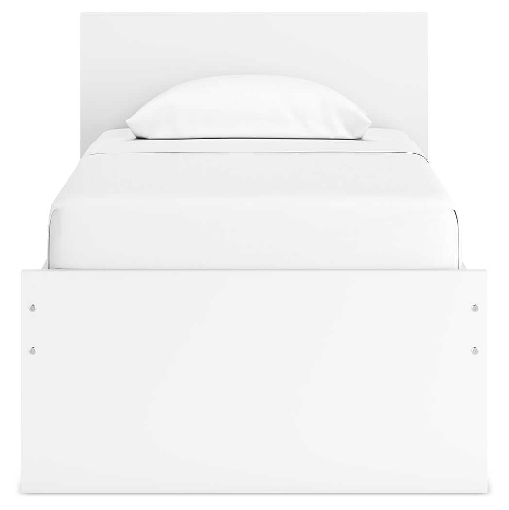 Side profile of Onita platform bed