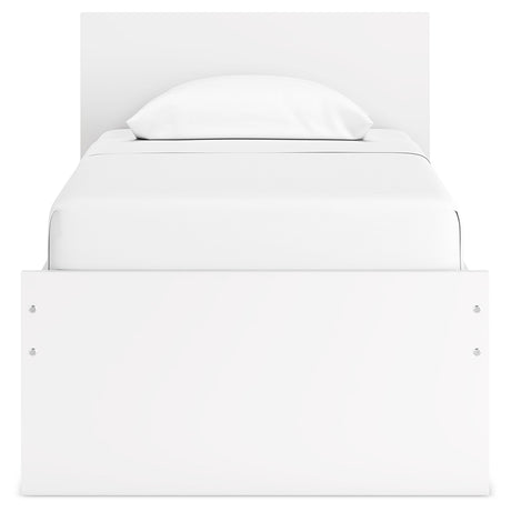 Side profile of Onita platform bed