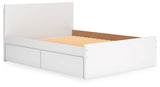 Close-up of Onita bed side storage drawer glides