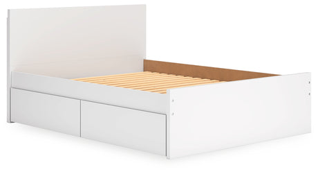 Close-up of Onita bed side storage drawer glides