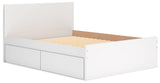 Onita Queen Bed side drawer open