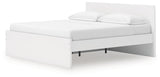 Onita King bed side angle with drawers closed
