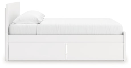 Onita King bed back view showing platform structure