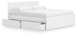 Close-up of headboard panel design