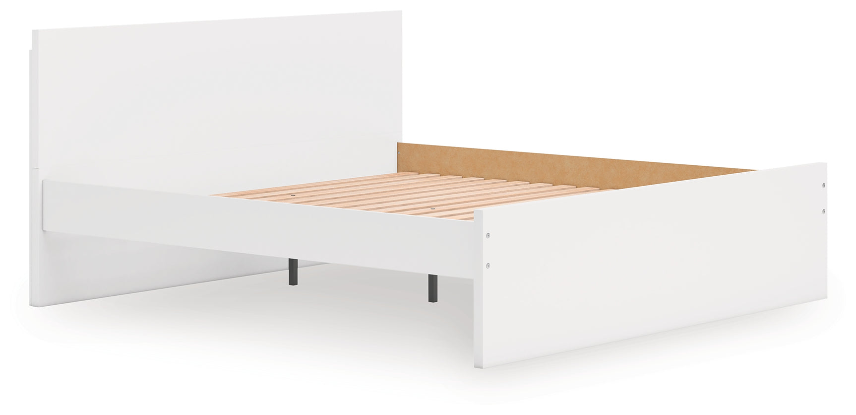 Onita White King Panel Platform Bed