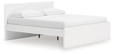 Onita White King Panel Platform Bed