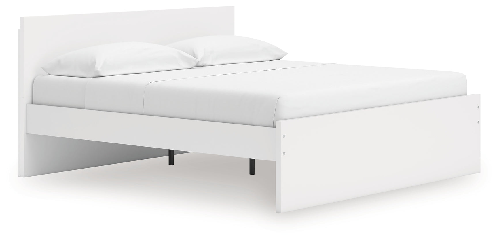 Onita White King Panel Platform Bed