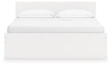 Onita White King Panel Platform Bed