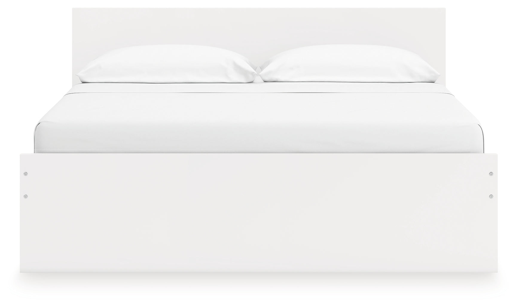 Onita White King Panel Platform Bed
