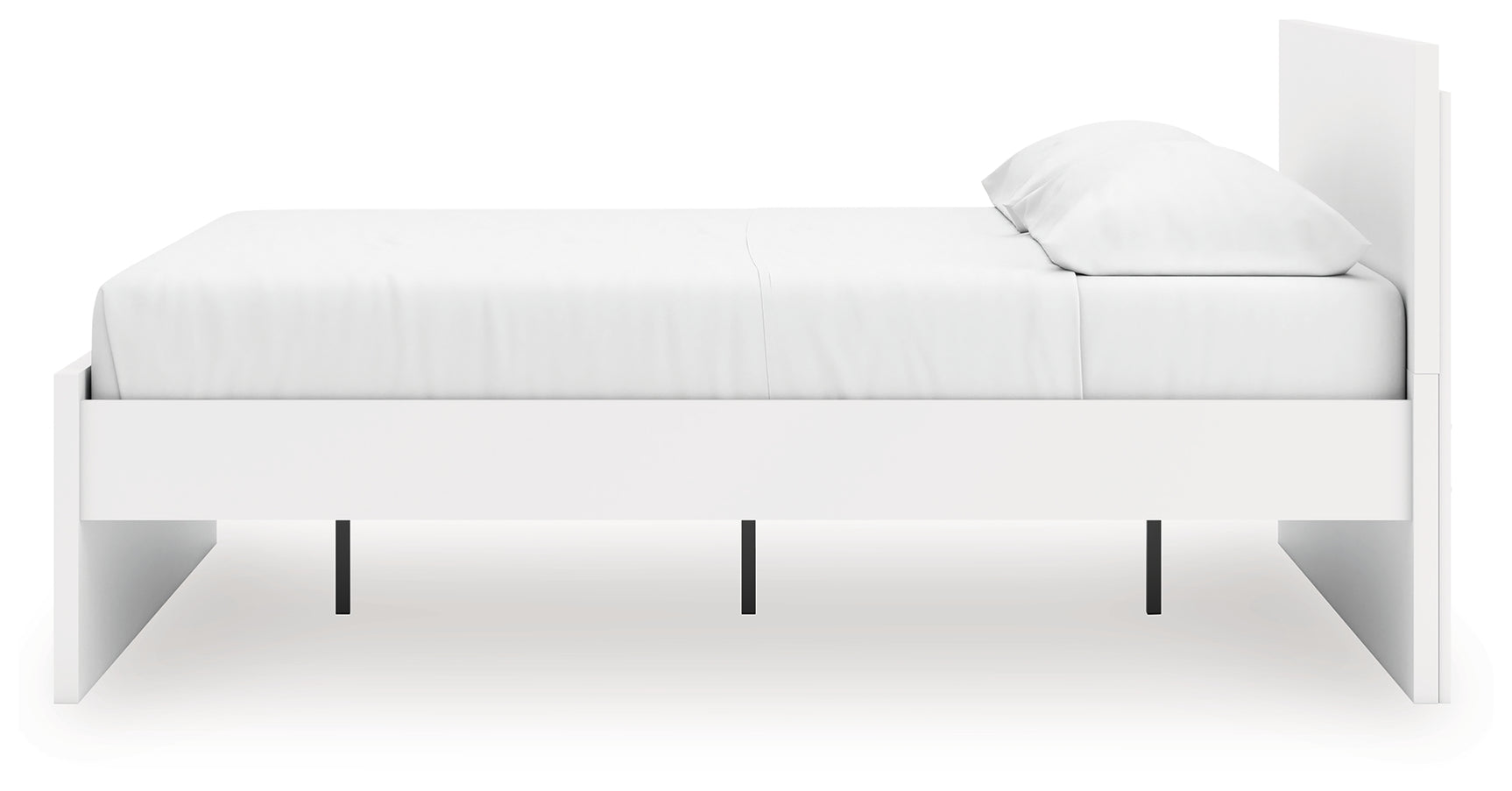Onita White King Panel Platform Bed