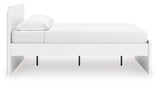 Onita White King Panel Platform Bed