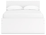 Onita full platform bed back view showing clean lines