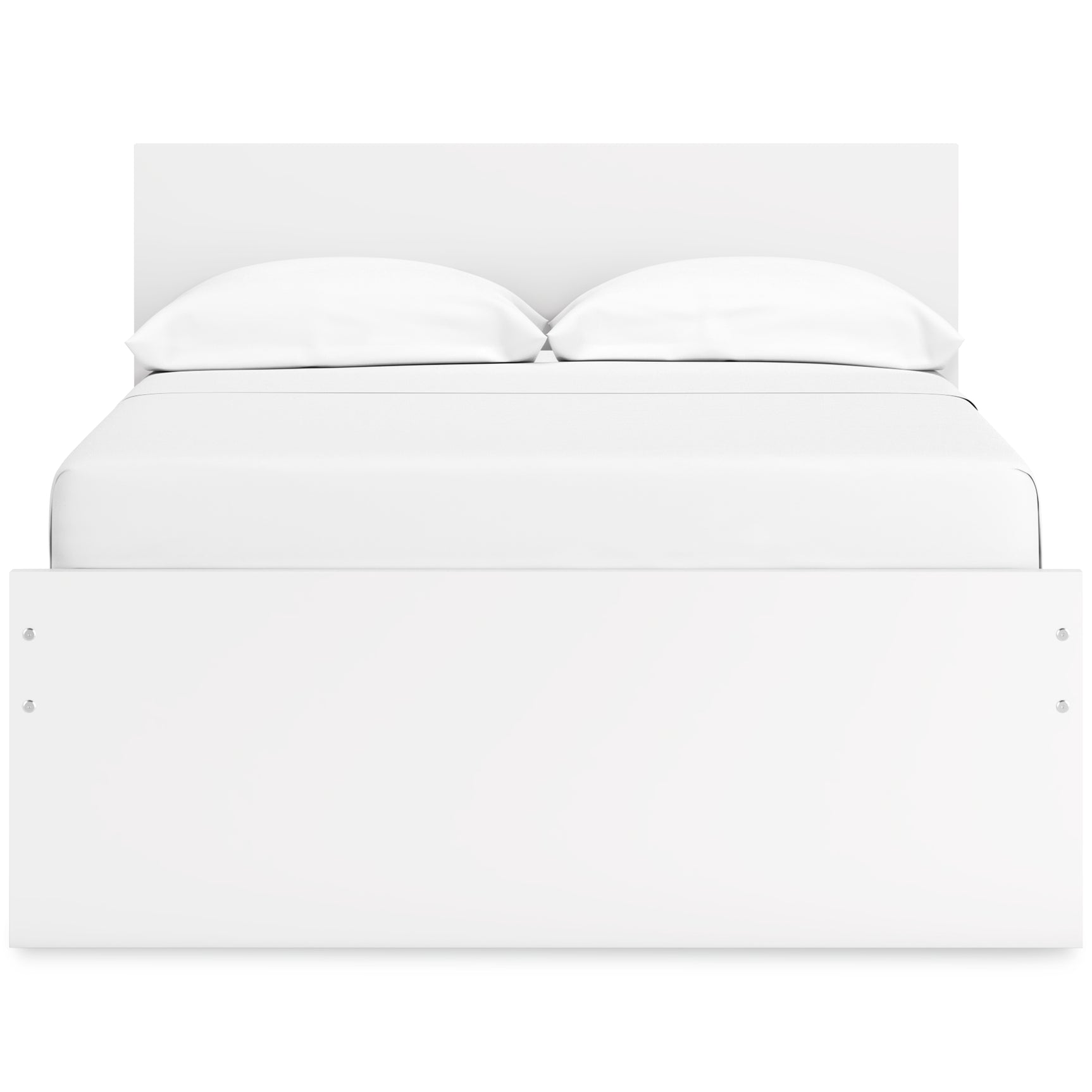 Back angle of Onita Full Panel Platform Bed