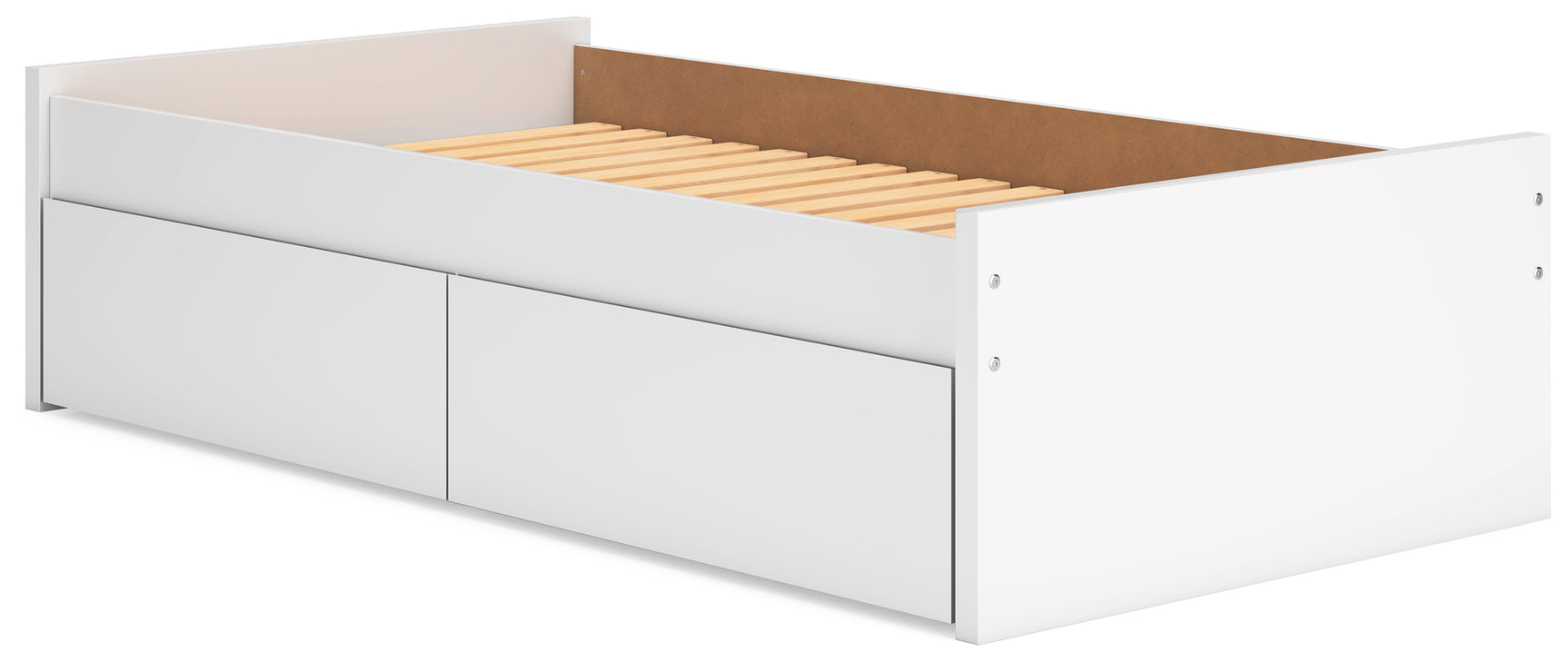 Onita Bed close-up of side storage drawers