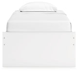 Onita Platform Bed back view showing construction
