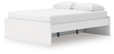 Back view of Onita Queen platform bed