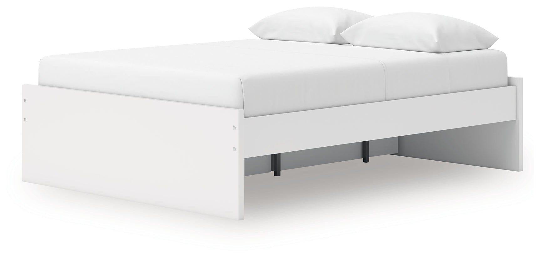 Back view of Onita Queen platform bed