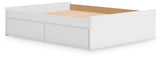 Headboard front view of Onita platform bed