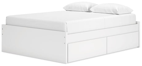 Onita bed storage drawer detail