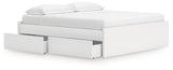 Onita King Platform Bed storage drawer interior