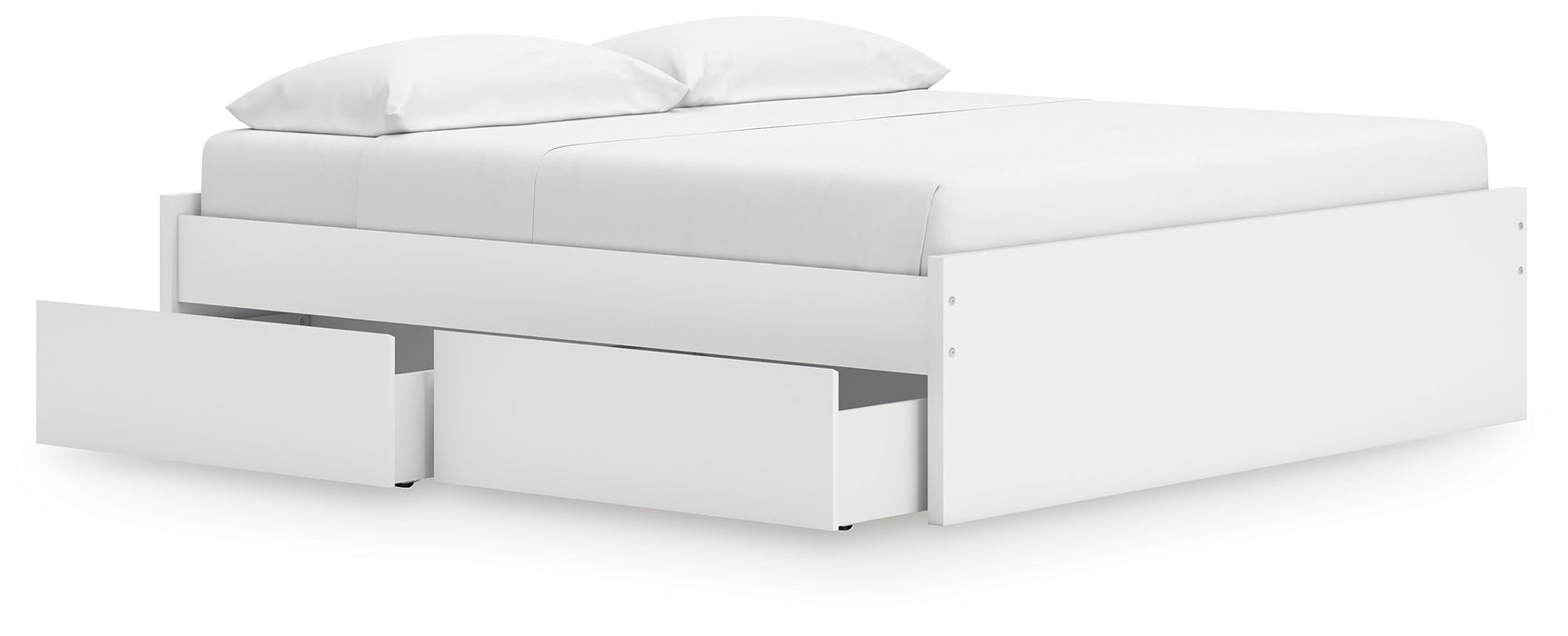 Onita King Platform Bed storage drawer interior