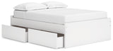 Onita platform bed back view