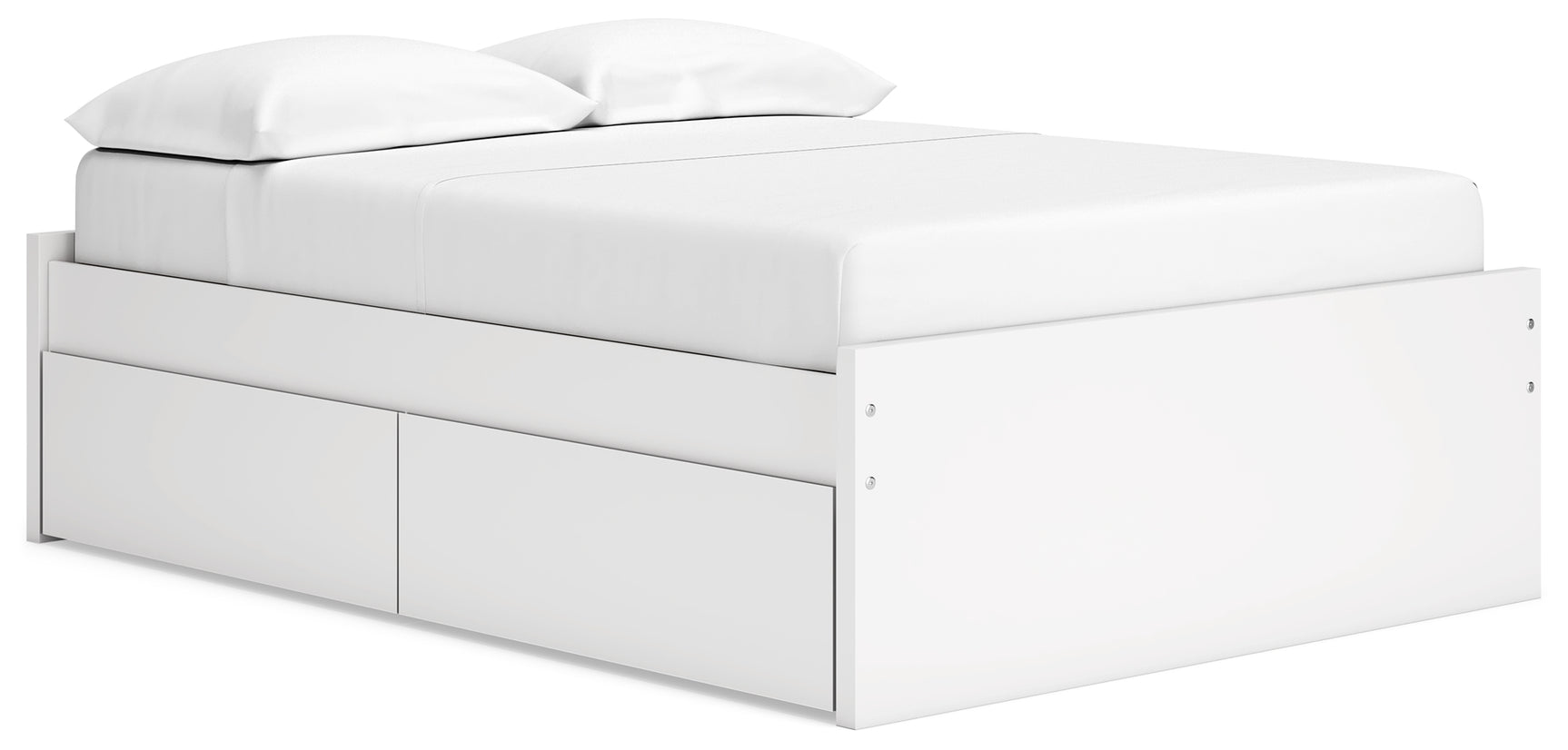 Onita full platform bed side view