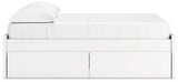 Onita platform bed top side view