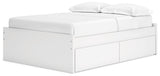 Headboard and side drawers of Onita full bed