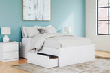 Open drawer front angle of Onita bed