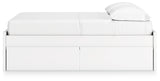Onita bed showing platform slats