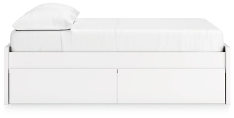 Drawer detail on Onita platform bed