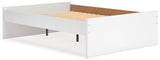 Onita Full Platform Bed head-on view