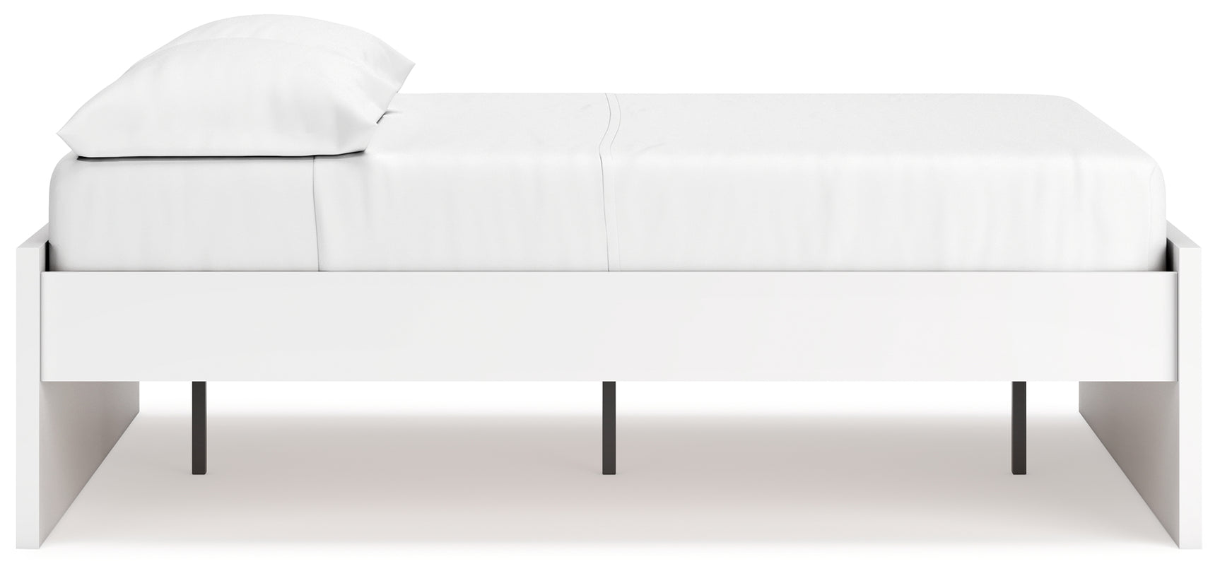 Onita Full Platform Bed angled side view