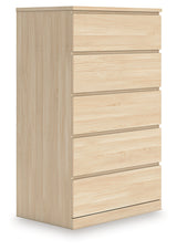 Onita Chest of Drawers angled with top drawer open