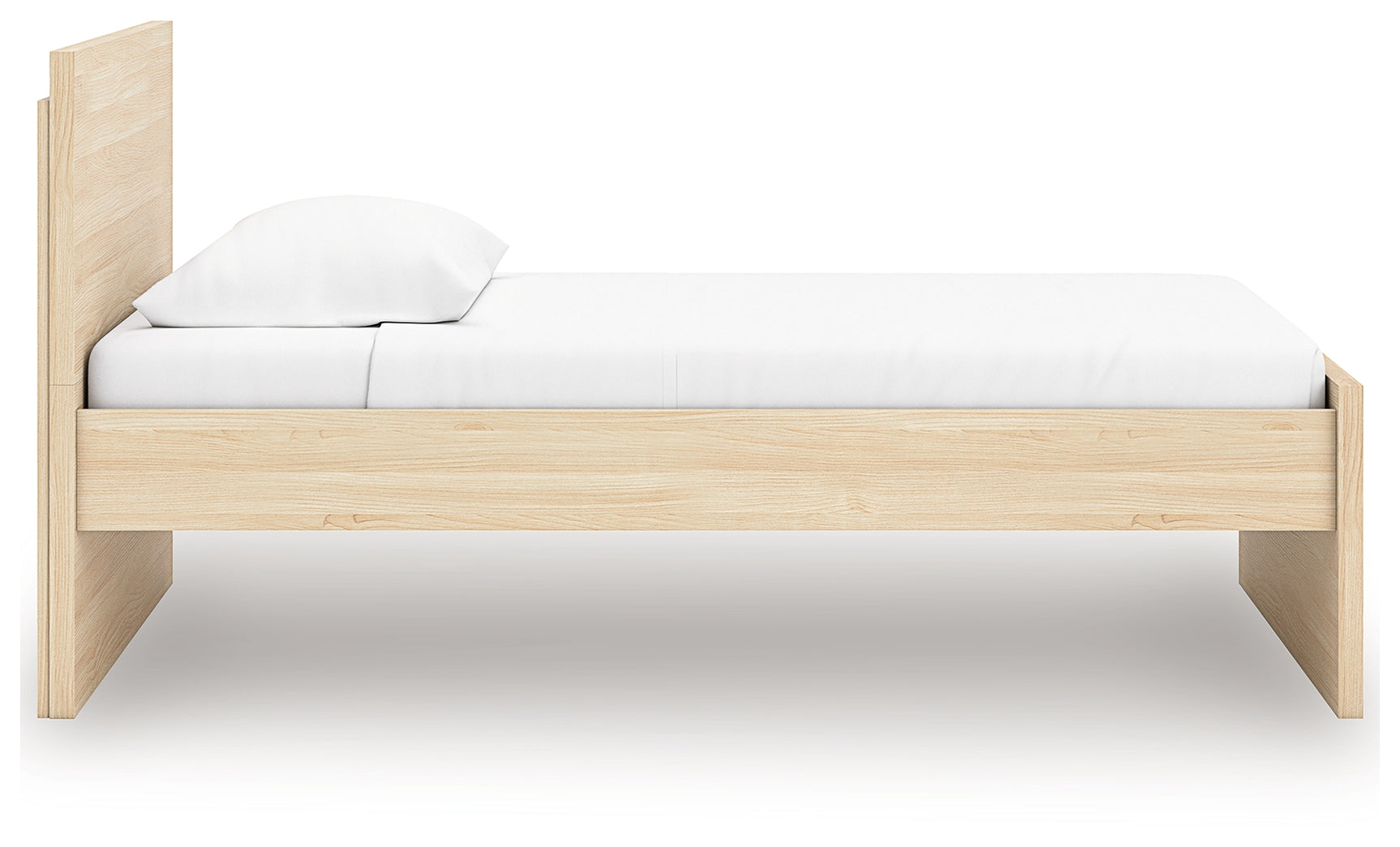 Side alternate view of Onita twin bed