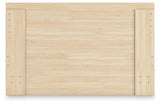 Onita Queen Panel Bed angled side view