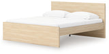 Back view of Onita King Platform Bed