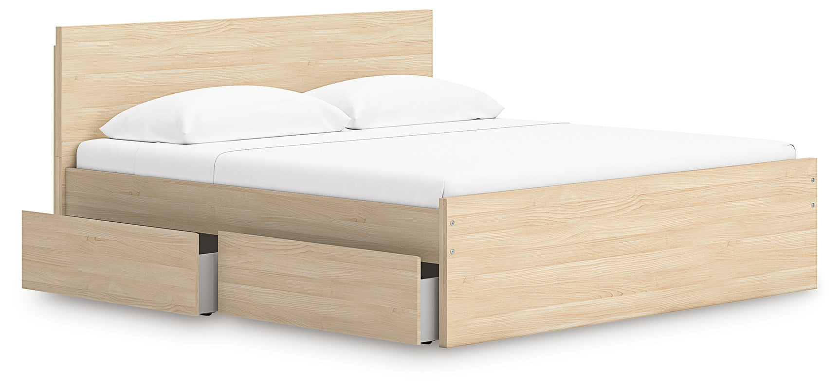 Storage drawer detail with ball-bearing glides
