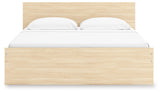 Side view of Onita King Panel Platform Bed