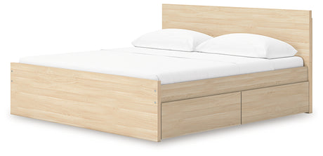 Rear view of Onita King Platform Bed