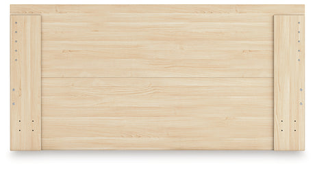 Onita Platform Bed drawer partially open showing storage capacity